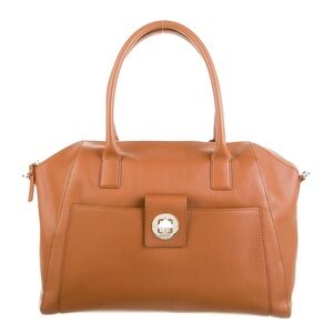 Kate Spade New York Catalina Brown Leather Hand Bag Large